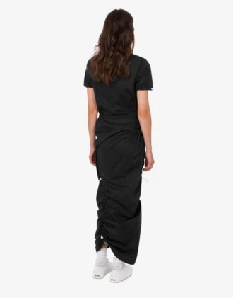 Stretch cotton poplin dress