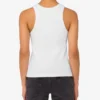 Stretch cotton tank top