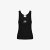 Stretch Cotton Tank Top Laurel Crown Logo