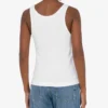 Stretch Cotton Tank Top Laurel Crown Logo