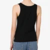 Stretch Cotton Tank Top Laurel Crown Logo