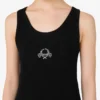 Stretch Cotton Tank Top Laurel Crown Logo