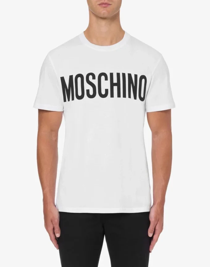 Stretch jersey t-shirt with logo