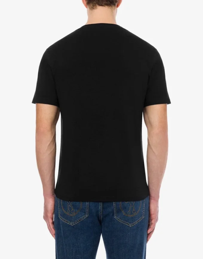 Stretch jersey t-shirt with logo