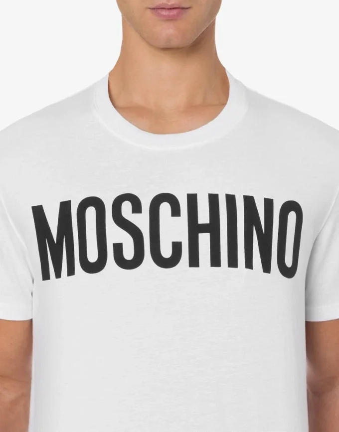 Stretch jersey t-shirt with logo