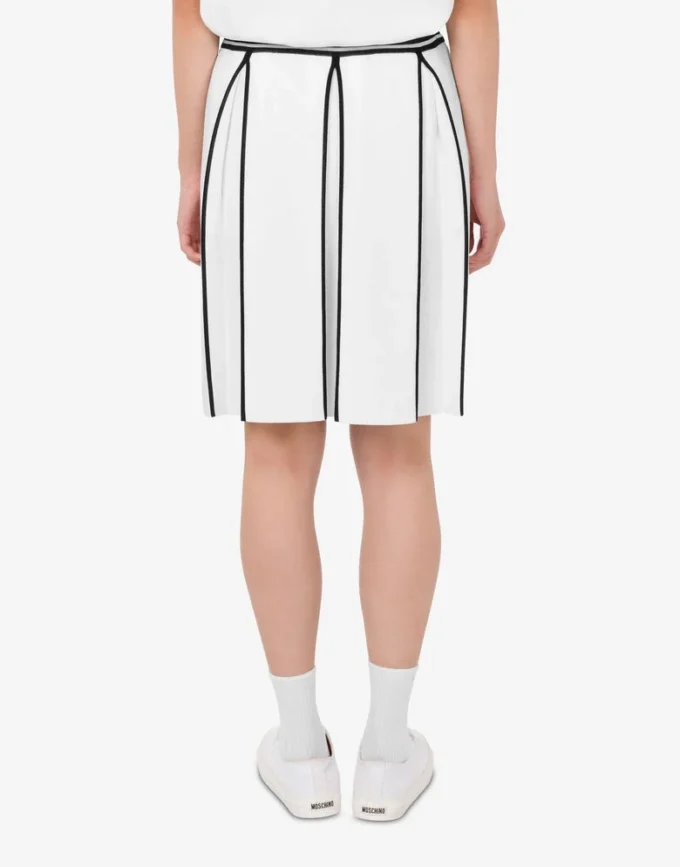 Stretch knit skirt