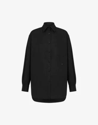Stretch poplin shirt