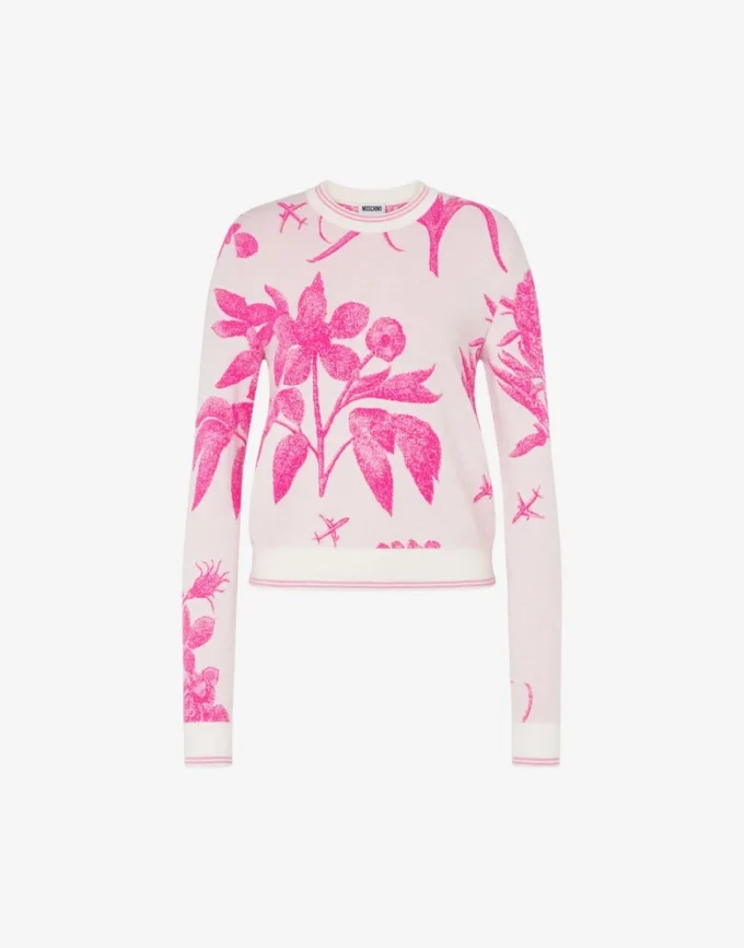 Stretch wool pullover