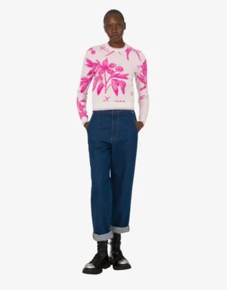 Stretch wool pullover
