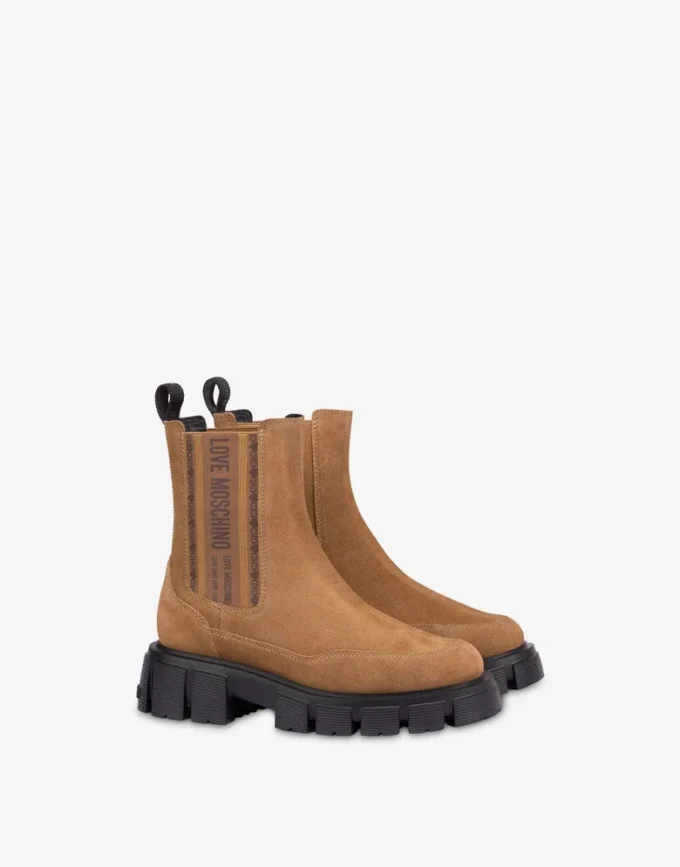 Suede ankle boots