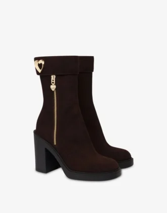 Suede ankle boots