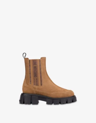 Suede ankle boots