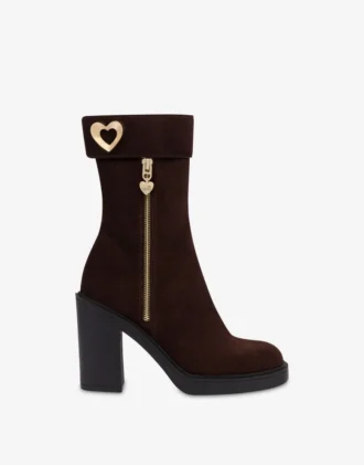 Suede ankle boots