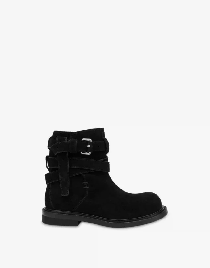Suede ankle boots