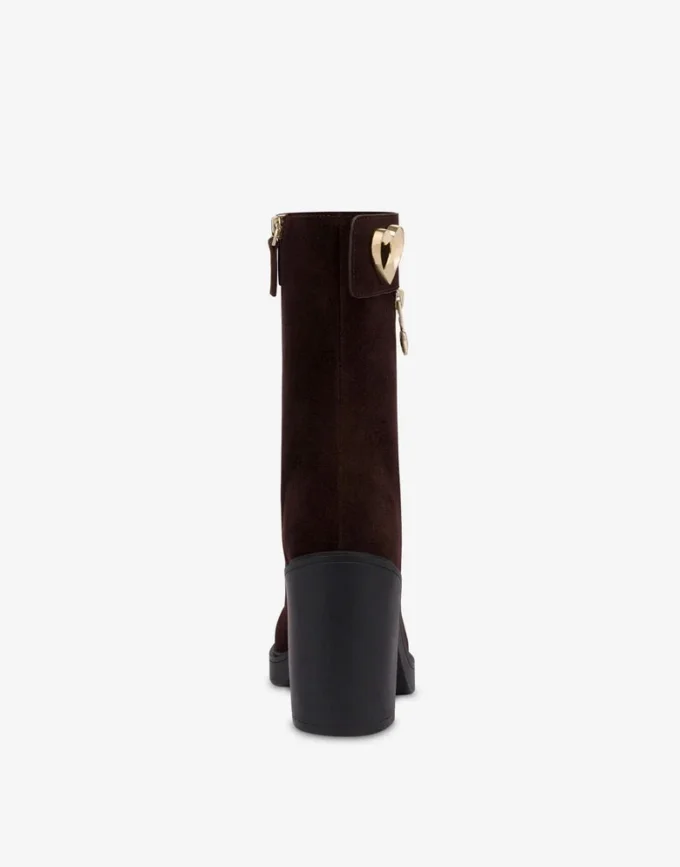 Suede ankle boots