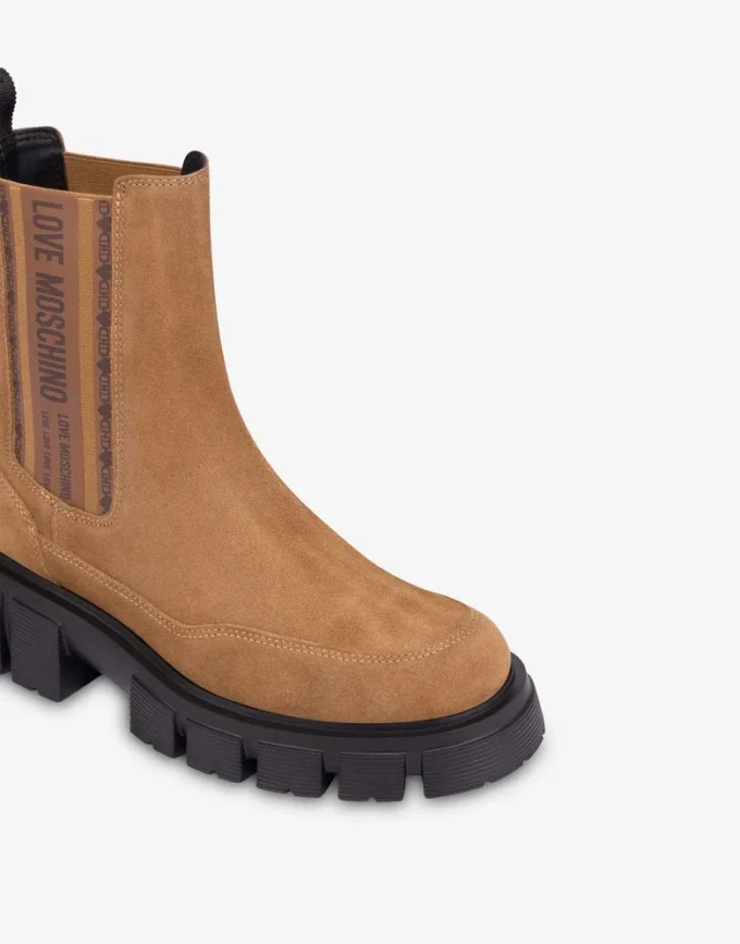 Suede ankle boots