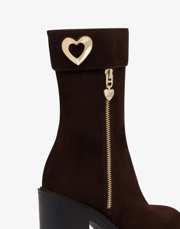 Suede ankle boots