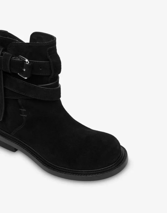 Suede ankle boots