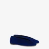 Suede ballet flats