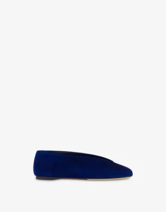 Suede ballet flats