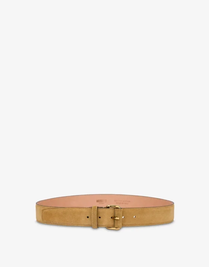 Suede belt
