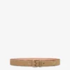Suede belt