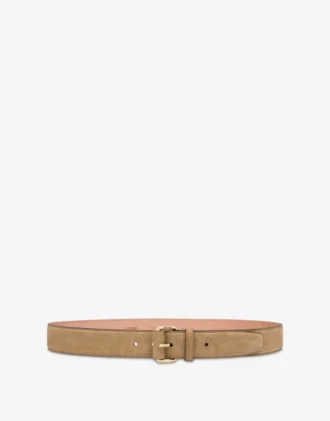 Suede belt