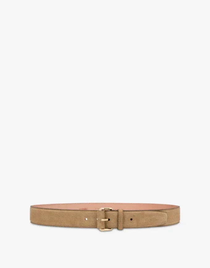Suede belt