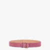 Suede belt