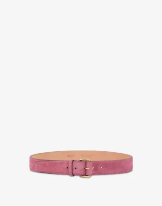 Suede belt