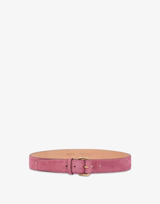 Suede belt