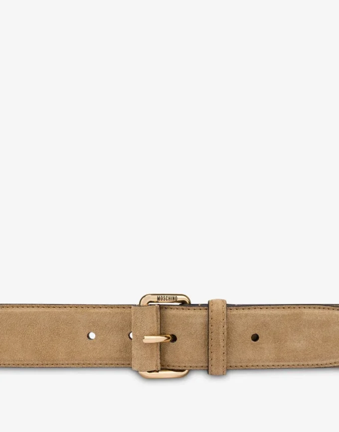 Suede belt
