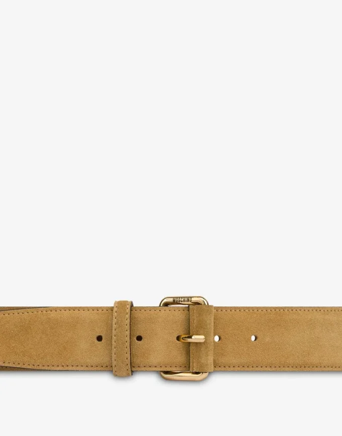 Suede belt