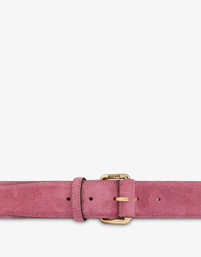 Suede belt