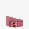 Suede belt