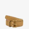 Suede belt