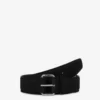 Suede belt