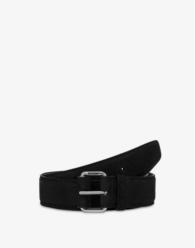 Suede belt