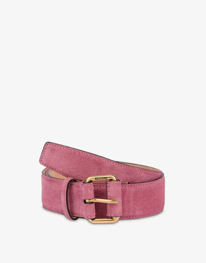 Suede belt