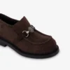 Suede college loafers