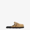 Suede Mules