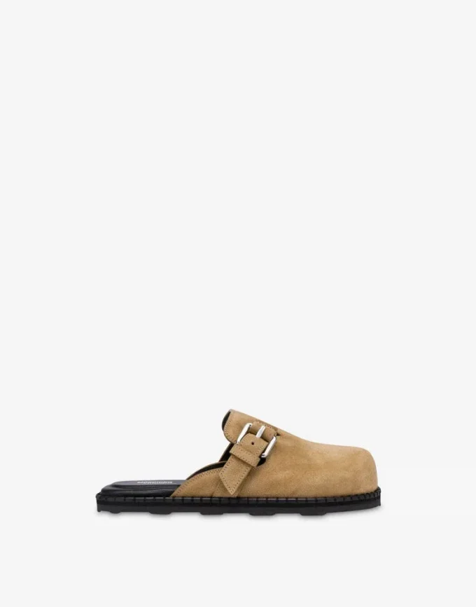 Suede Mules