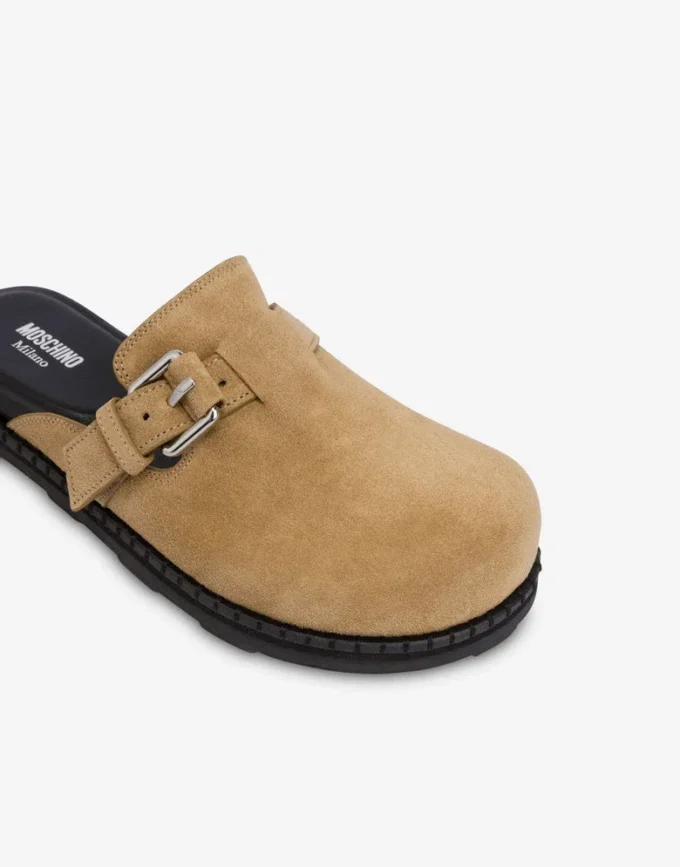 Suede Mules