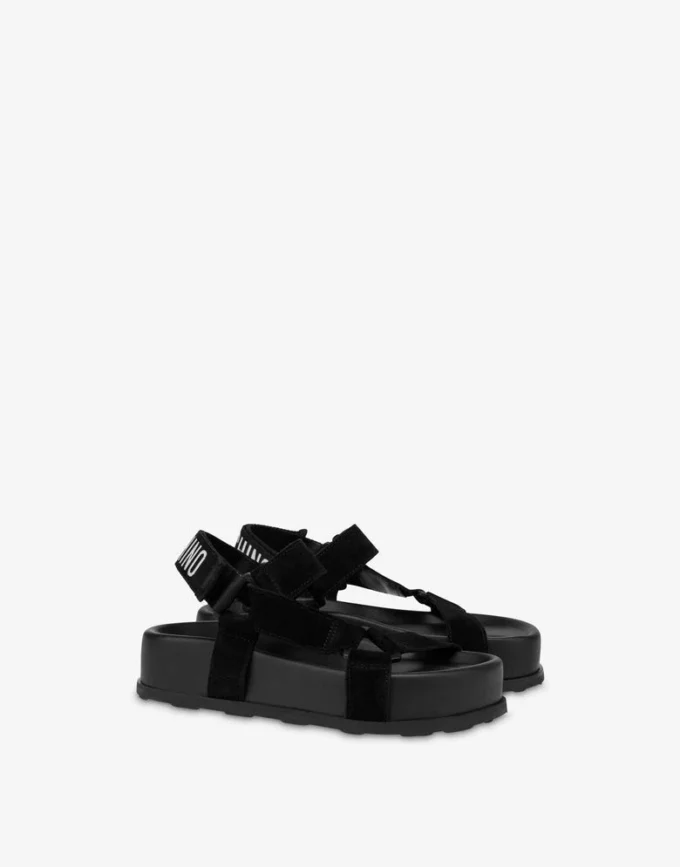 Suede sandals