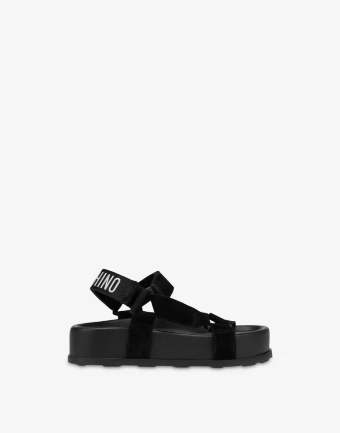 Suede sandals