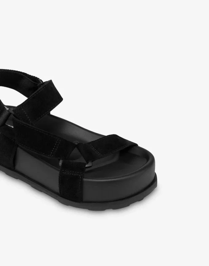 Suede sandals