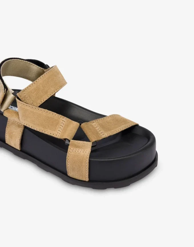 Suede sandals