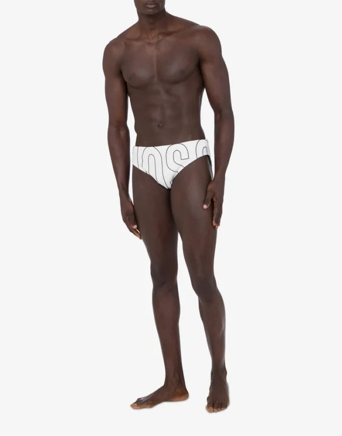Swim slip Rubber Logo