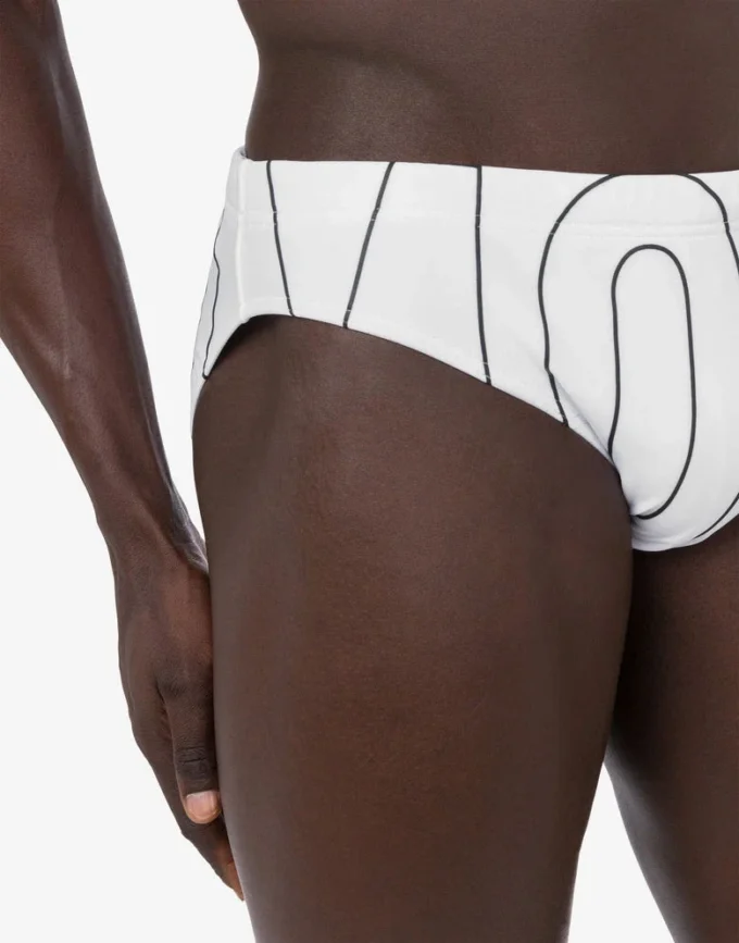 Swim slip Rubber Logo