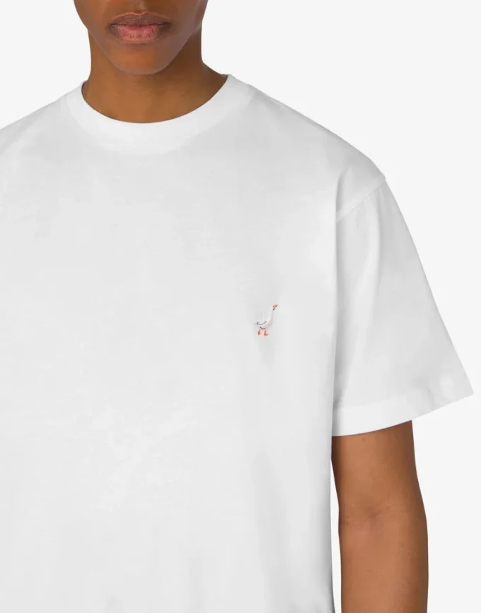 T-shirt Goose Embroidery